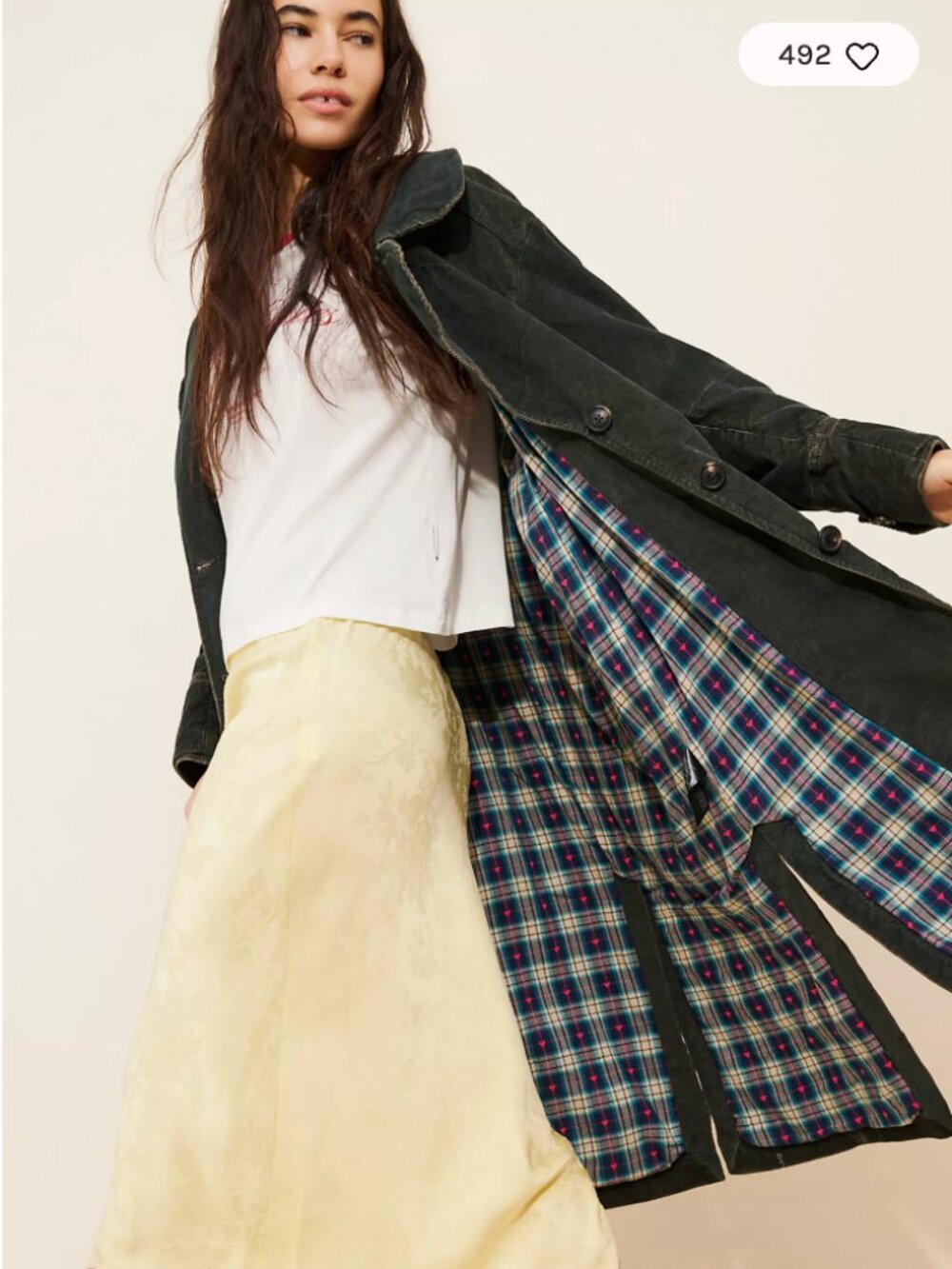 Free People Fox Corduroy Duster Pre-loved